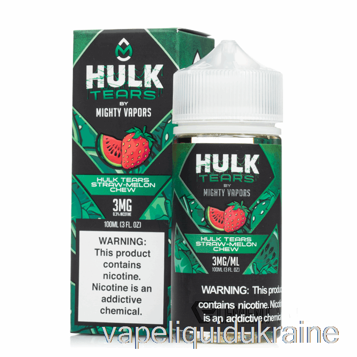 Vape Ukraine Hulk Tears Straw Melon Chew - Hulk Tears - 100mL 0mg